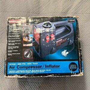 Craft Air Compressor Inflator with Red and Black Design